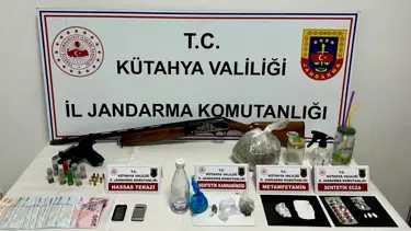 Kütahya'da jandarmadan uyuşturucu operasyonu: 2 gözaltı