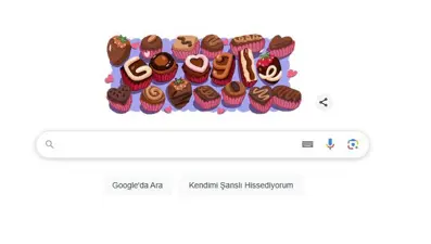 Google'dan 2025 Sevgililer Günü'ne özel doodle