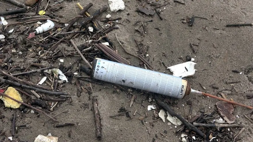 Yağış sonrası Karadeniz sahillerinde çöp yığını 3