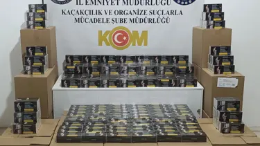 Samsun'da binlerce makaron ele geçirildi