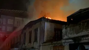 Hatay'da tarihi binada yangınında 2 gözaltı