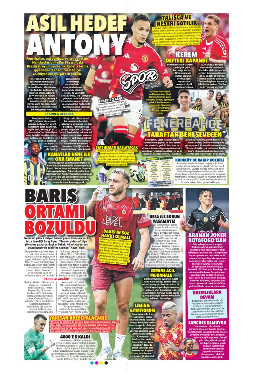 "İngiliz anahtarı" (23 Ağustos spor manşetleri) 12 "İngiliz anahtarı" (23 Ağustos spor manşetleri) 12