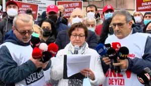 Sağlık çalışanlarından iş bırakma eylemi