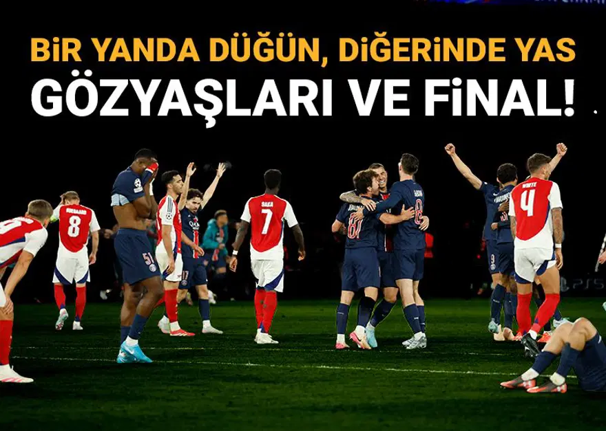 Bir yanda düğün, diğerinde yas: Şampiyonlar Ligi'nde PSG Arsenal'i devirdi, hem mutluluk hem hüzün gözyaşları aktı 