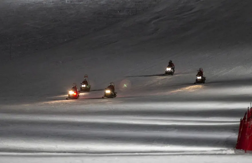 Palandöken'de "gece kayağı" keyfi 7