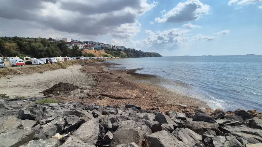 Denizin rengi değişti: Adeta kara toprak parçasına dönüştü 4