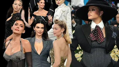 Met Gala kırmızı halısı | Yılın moda  olayında Rihanna yine hamile!