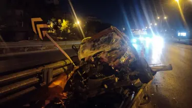 Ataşehir'de makas atan sürücü kazaya neden oldu