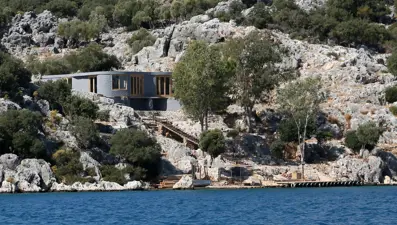 İngiliz şirketin Üçağız Yarımadası'ndaki villa inşaatına tepki