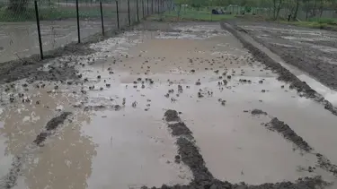 Karabük'te sağanak ve dolu etkili oldu