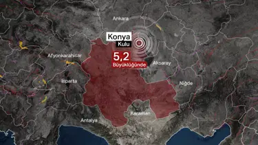 SON DAKİKA: Konya'da 5,2 büyüklüğünde deprem (Son depremler)