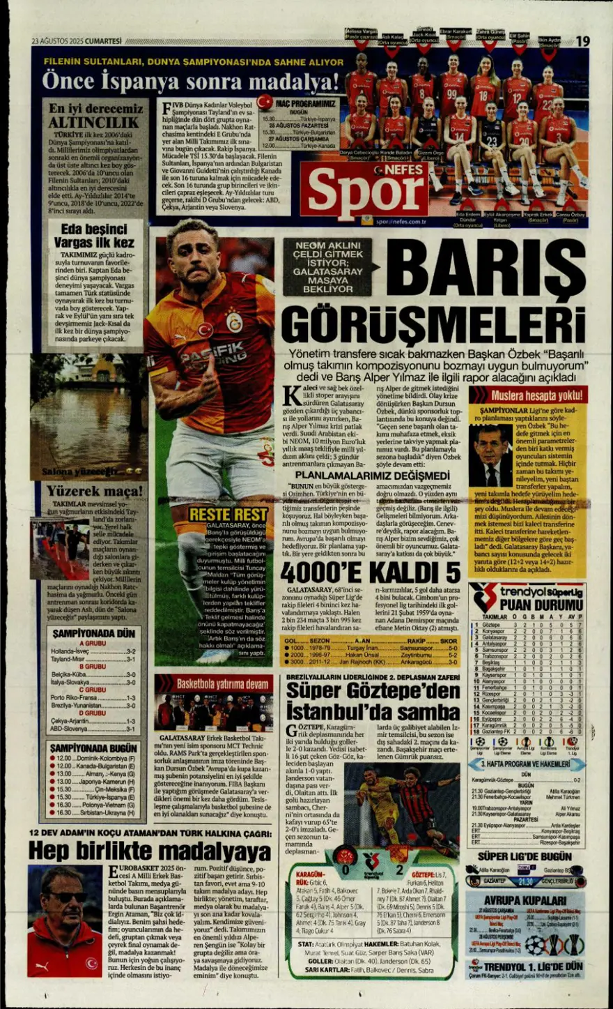 "İngiliz anahtarı" (23 Ağustos spor manşetleri) 11 "İngiliz anahtarı" (23 Ağustos spor manşetleri) 11