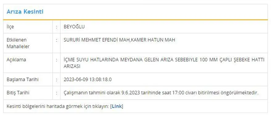 İstanbul'un 8 ilçesinde su kesintisi: Sular ne zaman gelecek? (İSKİ 9 Haziran su kesintisi programı) 3