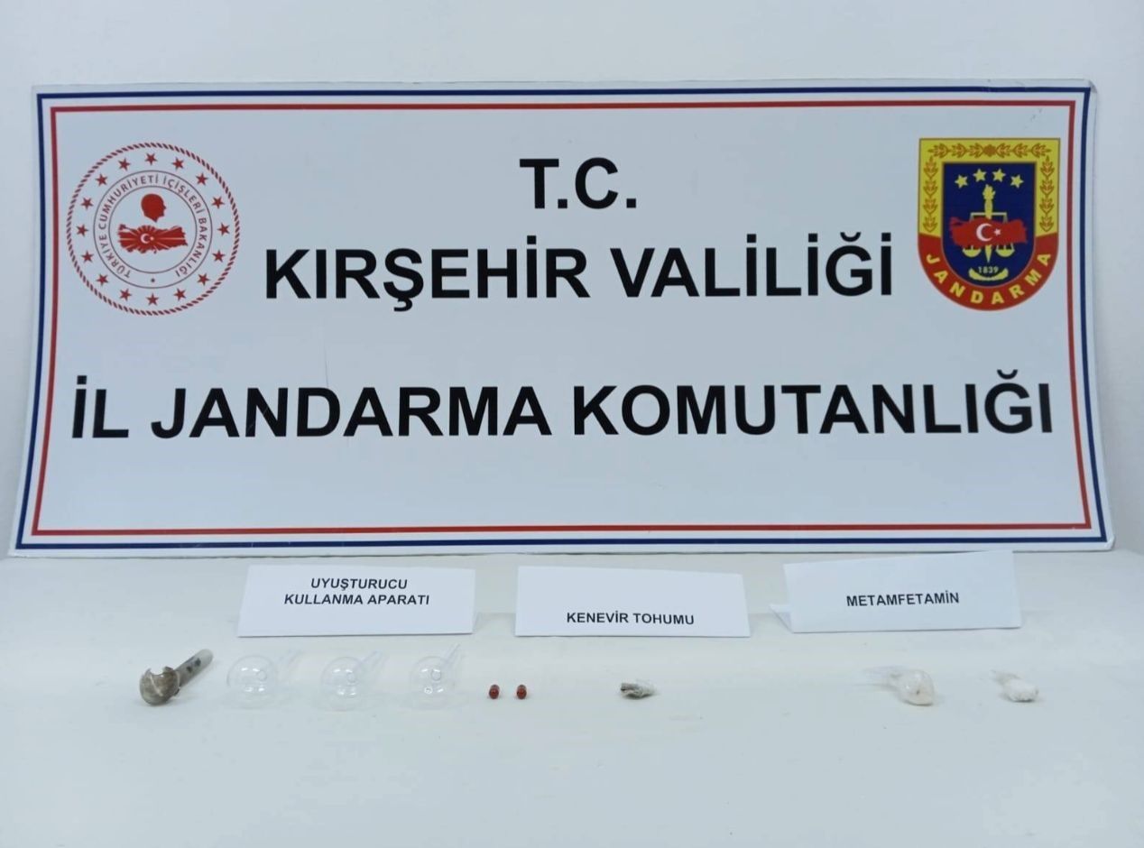 Kırşehir’de uyuşturucu operasyonu: 3 gözaltı