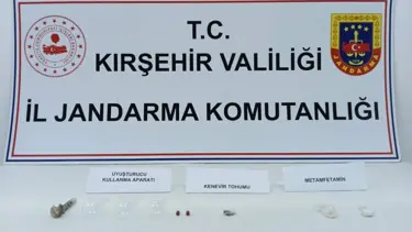 Kırşehir’de uyuşturucu operasyonu: 3 gözaltı