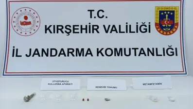 Kırşehir’de uyuşturucu operasyonu: 3 gözaltı