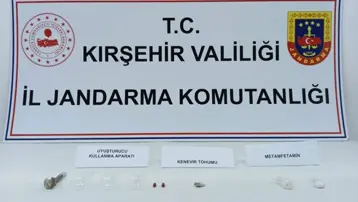 Kırşehir’de uyuşturucu operasyonu: 3 gözaltı