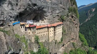 Sümela Manastırı'ndaki restorasyonun yüzde 80'i tamamlandı