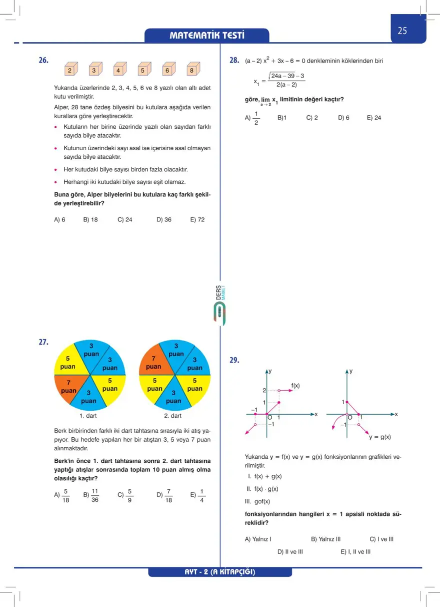AYT Deneme Sınavı 23
