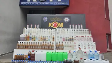 Yılbaşı yaklaştı: Adana'da 567 litre sahte içki ele geçirildi