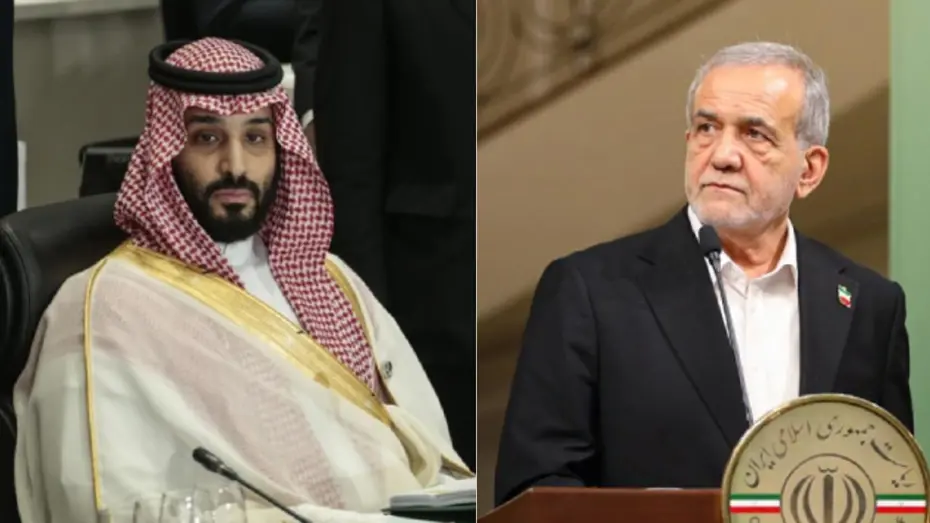 Mesud Pezeşkiyan ile Veliaht Prens Selman görüştü