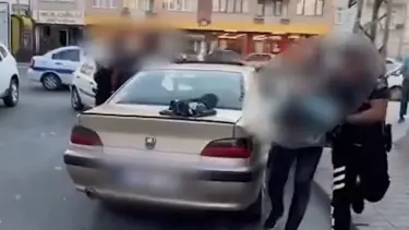 Polisin dur ihtarına uymayıp kaçan biri firari hükümlü 2 kişi yakalandı