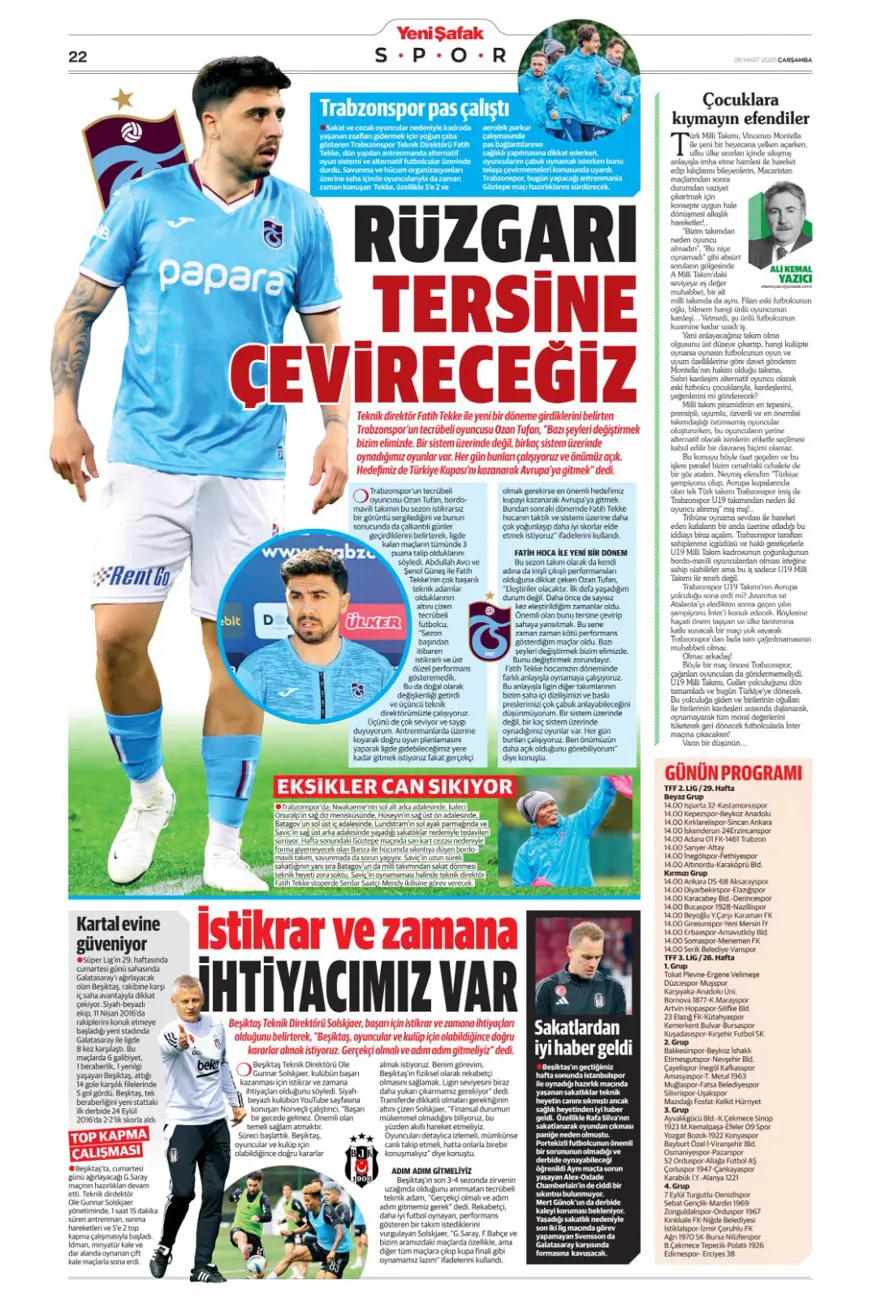 "Mourinho, Sancho'yu istedi" (26 Mart 2025 spor manşetleri) 15