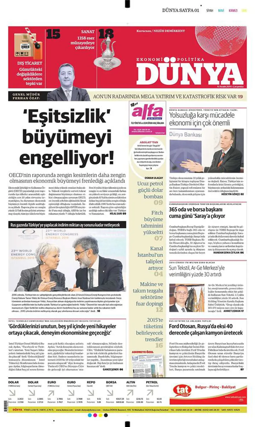 Gazete manşetleri 16