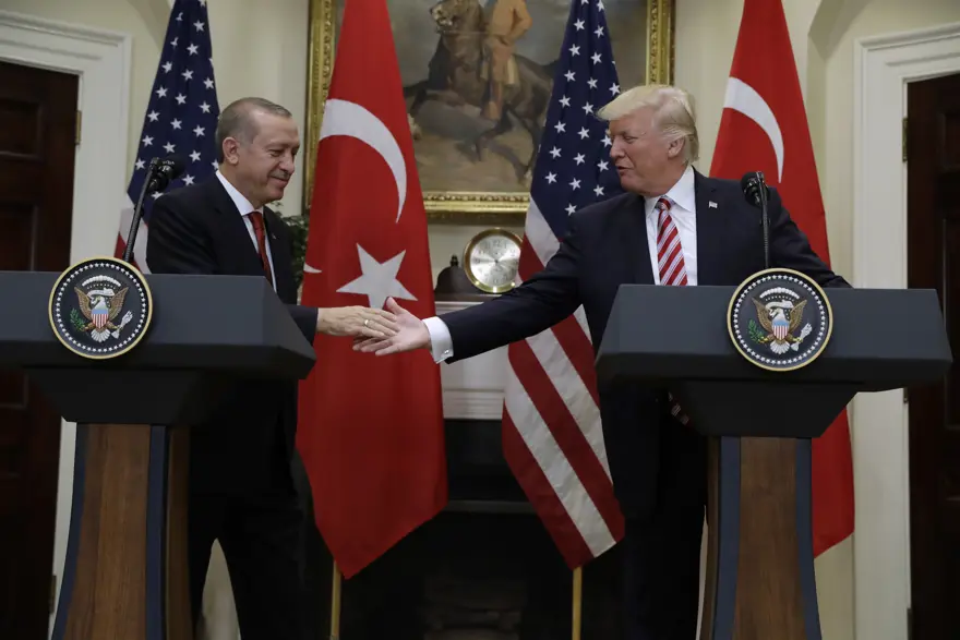 Erdoğan ve Trump ilk kez buluştu 6
