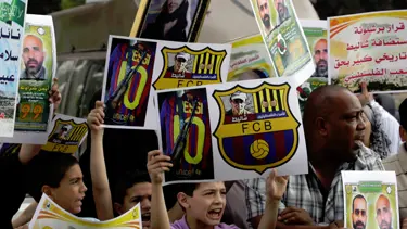 El Clasico’da Gilat Şalit protestosu