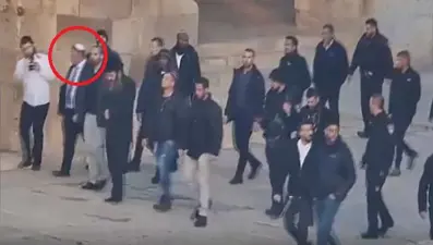 İsrail'den 5 yıl sonra bir ilk: Mescid-i Aksa'ya giren ilk İsrailli bakan