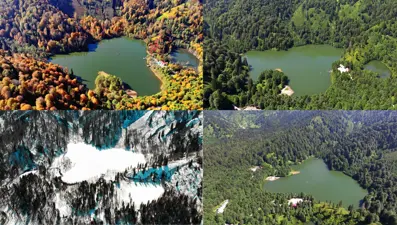 Borçka Karagöl'ün 4 mevsim fotoğrafları büyülüyor