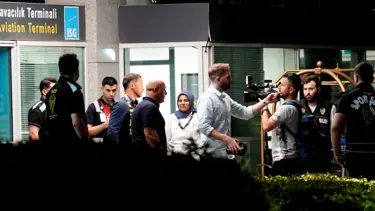 Fenerbahçe'nin yeni teknik direktörü Domenico Tedesco, İstanbul'a geldi