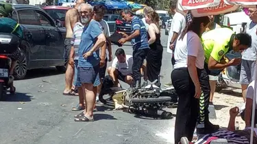 Erdek'te motosikletler çarpıştı: İki yaralı