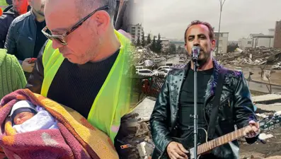 Haluk Levent enkazdan kurtarılan 10 günlük bebeğin adını koydu