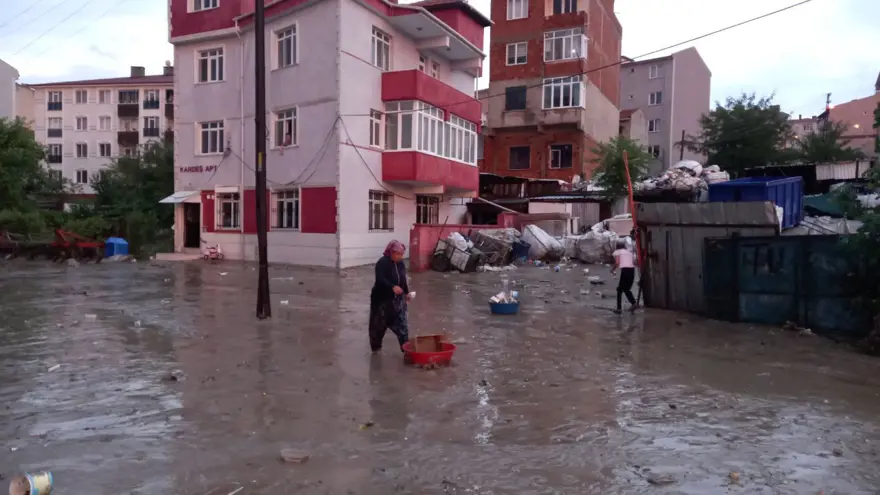 Edirne'de dolu ve sağanak 4