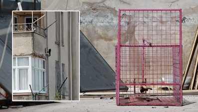 Bir aydır girmediği ev kalmadı! Sitede "Hayri" alarmı: Dama kafes kurdular