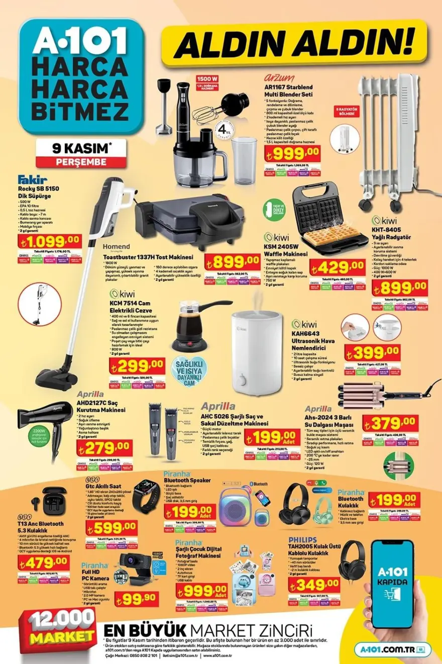 A101 marketten bu haftaya özel yeni indirimli ürünler listesi: Birçok üründe fırsat indirimi (9 Kasım A101 aktüel ürünler kataloğu) 5
