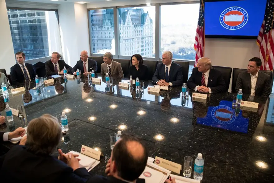 Trump ve teknoji devlerinden 3 trilyon dolarlık buluşma 1 Trump ve teknoji devlerinden 3 trilyon dolarlık buluşma 1