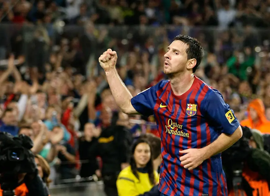 Barcelona Lionel Messi ile coştu 18 Barcelona Lionel Messi ile coştu 18