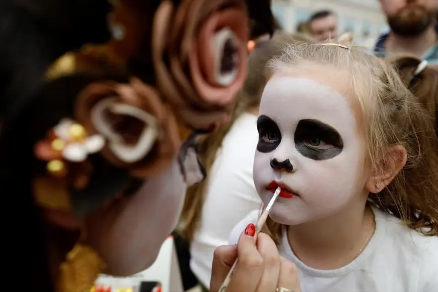 meksika festivalleri, ölüler günü festivali, dünya kupası 2018, moskova ölüler günü 9