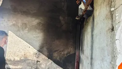 Van'da çatı yangını korkuttu