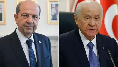 KKTC Cumhurbaşkanı Tatar, MHP lideri Bahçeli ile telefonda görüştü