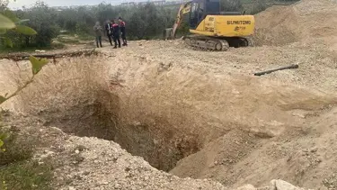 Yozgat'ta izinsiz kazıya gözaltı