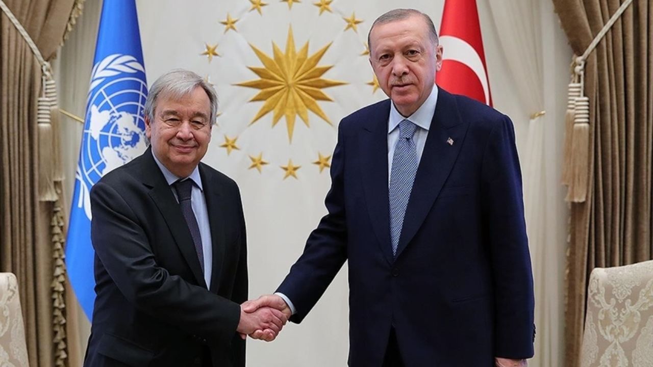 Cumhurbaşkanı Erdoğan açıkladı: Guterres'e Atatürk Barış Ödülü verilecek