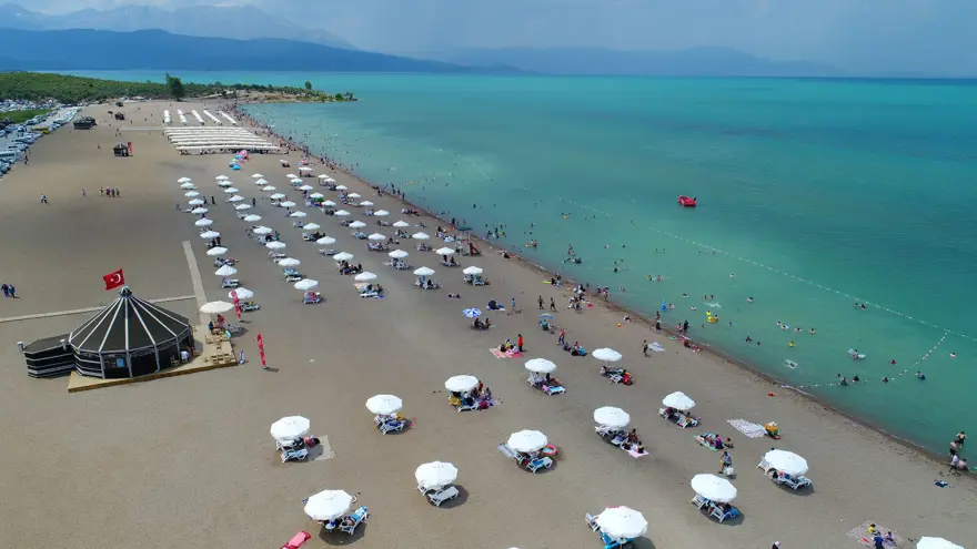 Konya Ovası'nda plaj keyfi 1 Konya Ovası'nda plaj keyfi 1