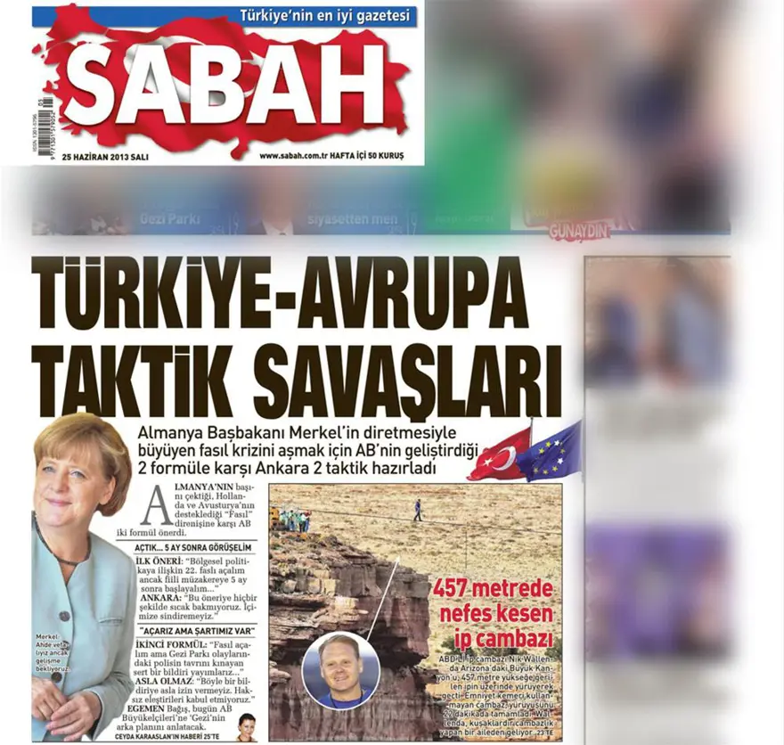 Gazete manşetleri - 25 Haziran 5