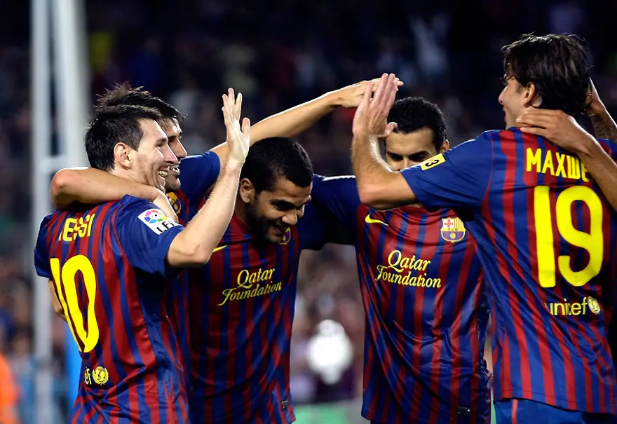 Barcelona Lionel Messi ile coştu 21 Barcelona Lionel Messi ile coştu 21