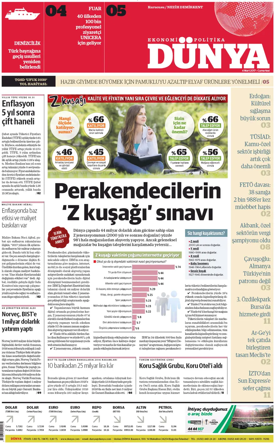 Günün gazete manşetleri - 04.03.2017 9