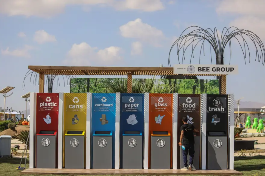 Mısır'daki BM İklim Zirvesi'nde geri dönüşüm malzemelerinden sanat eserleri 9